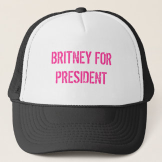 BONÉ BRITNEY PARA O PRESIDENTE