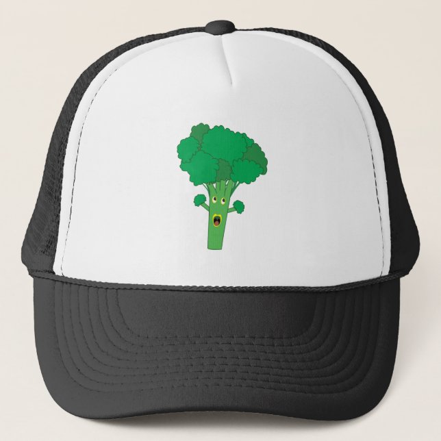 Boné Brócolis Engraçado Vegetal (Frente)