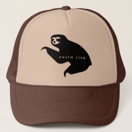 Boné Brown Costa Rica Sloth Souvenir Hat