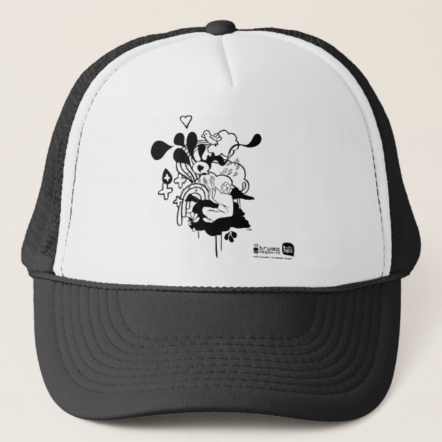 Boné bruise.com_b-w_tshirt_brewster (Frente)