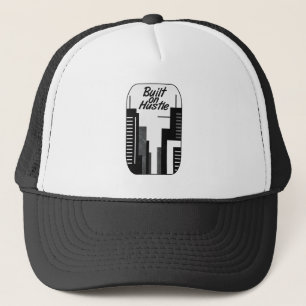 Boné Built on Hustle City Skyline Minimalist Design
