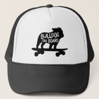 Bulldog no Conselho | Cachorro de skate Silhouette