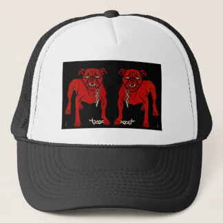 Boné Bulldogue Vermelho