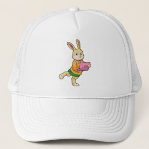 Boné Bunny como Secretário com Laptop