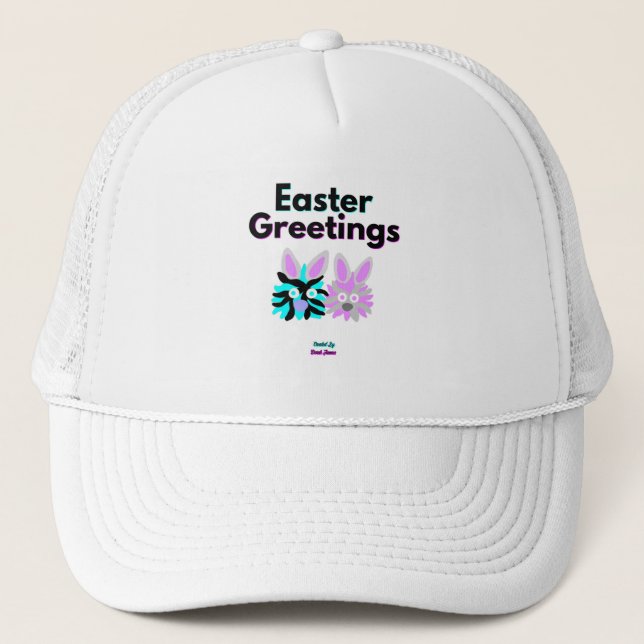 Boné Bunny Felpudos Trucker Hat (Frente)