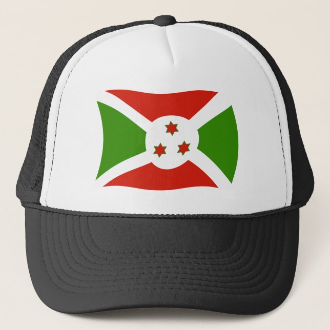 Boné Burundi Flag Hat (Frente)