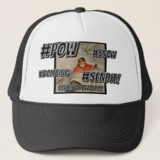 Boné Buscando Hashtag Hat em Pó