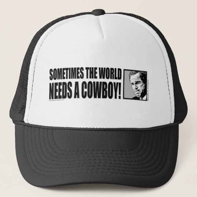 Boné BUSH — COWBOY-White (Frente)