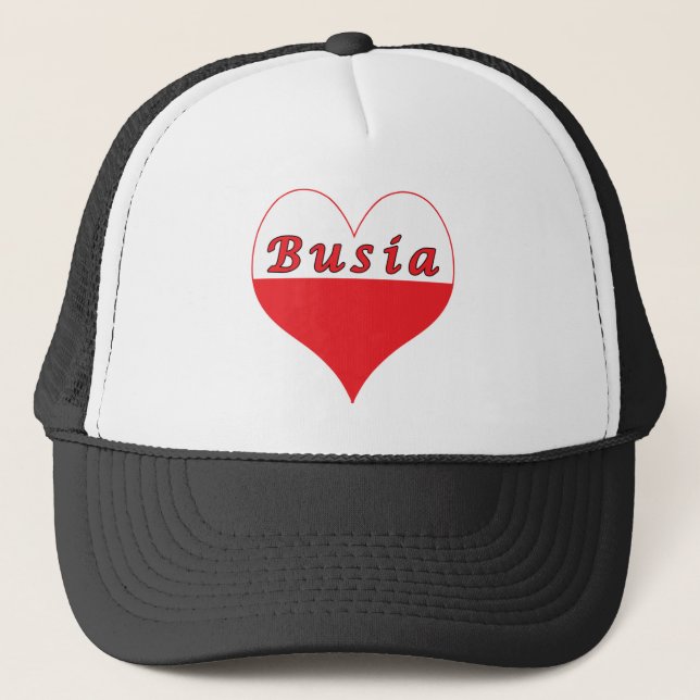Boné Busia Polonês Heart (Frente)