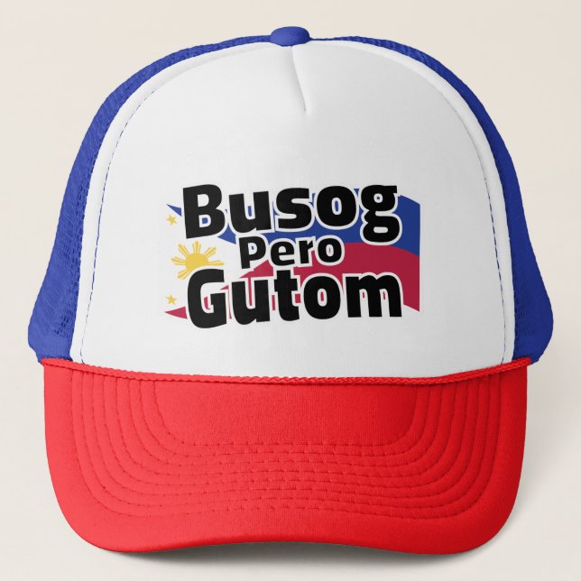 Boné Busog Pero Gutom Filipinas (Frente)