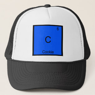 Boné C - Símbolo de Elemento de Química de Biscoito Eng