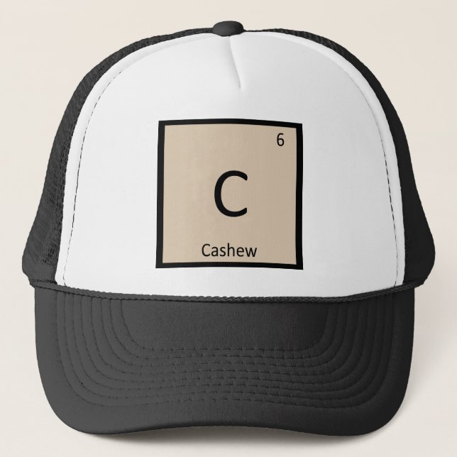 Boné C - Símbolo de Mesa periódica de química de Cashew (Frente)