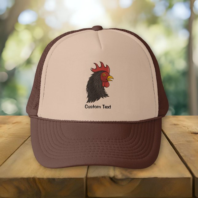 Boné Cabeça de Galo Preto (Criador carregado)
