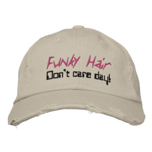 Boné Cabelo Funky Humor Preto