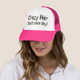 Boné Cabelo Louco Não se importa com o Humor do Dia