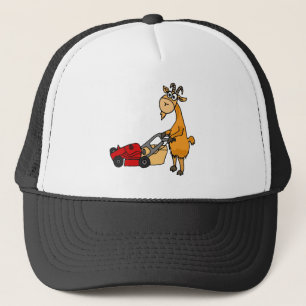 Boné Cabra de Billy engraçada que empurra desenhos