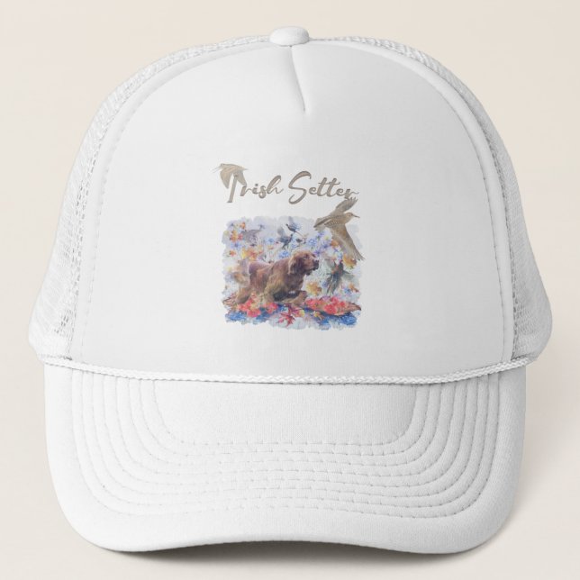 Boné Caça ao Setter irlandês (Frente)