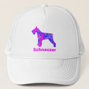 Boné Cachorro Cachorro Rosa e Silhueta Azul