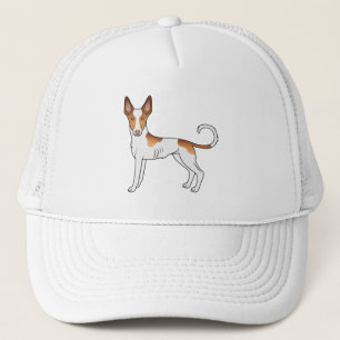 Boné Cachorro Casaco Suave De Cão Branco E Vermelho De