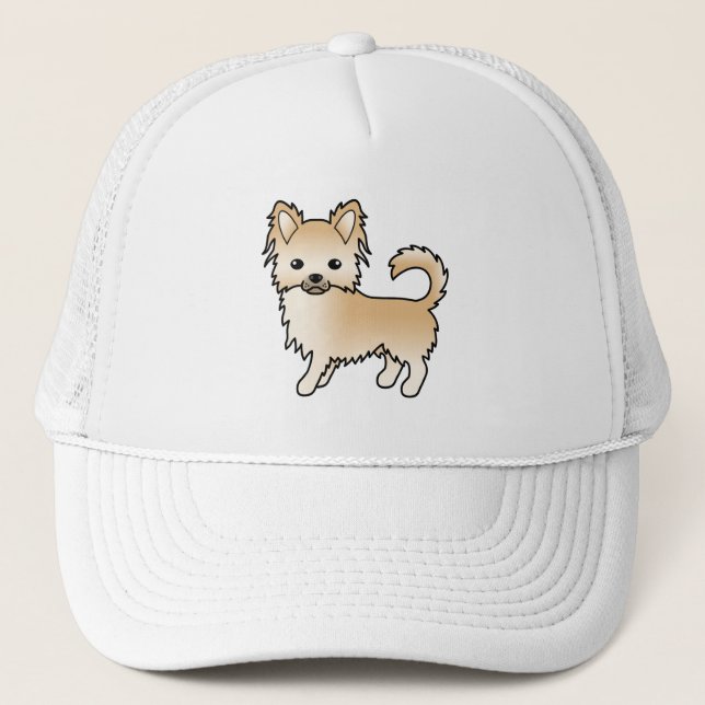 Boné Cachorro Chihuahua de Capa Comprida Cor de Cervo D (Frente)