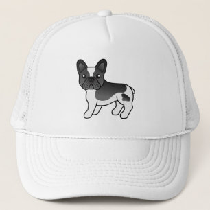 Boné Cachorro de Cartografia Bonito de Buldogue Preto P