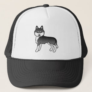 Boné Cachorro De Cartoon Branco E Branco Irlandês