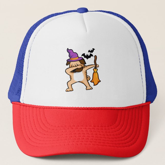 Boné Cachorro de Dabbing Halloween (Frente)