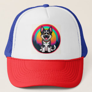 Boné Cachorro de Desenho Animado Divertido