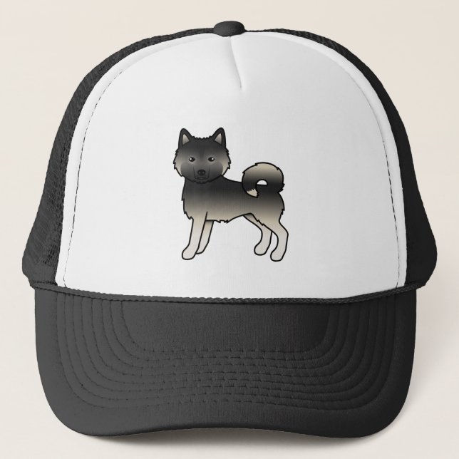 Boné Cachorro De Desenho Animado Fofo Agouti Malamute d (Frente)