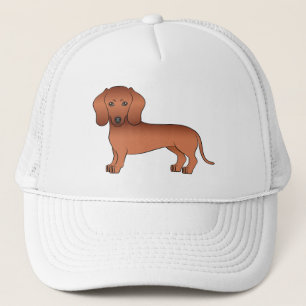 Boné Cachorro De Desenho Animado Fofo Dachshund De Cabe