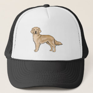 Boné Cachorro De Desenho Animado Fofo De Retriever Dour