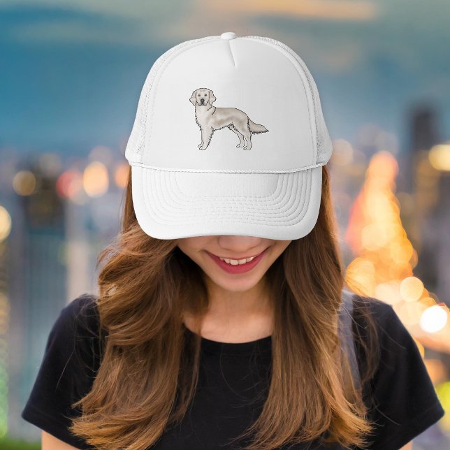 Boné Cachorro De Desenho Animado Fofo Retriever Dourado (Criador carregado)