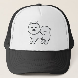 Boné Cachorro de Desenho Samoyed