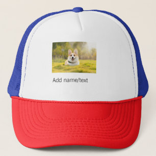 Boné Cachorro fofo adicionar texto do nome editável mãe