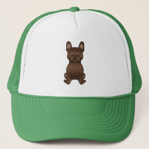 Boné Cachorro francês de chocolate / Cachorro francês d