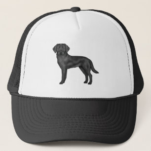 Boné Cachorro Labrador Retriever Preto Desenho Lab Pret