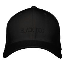 Cachorro Preto - Chapéu de Tipografia