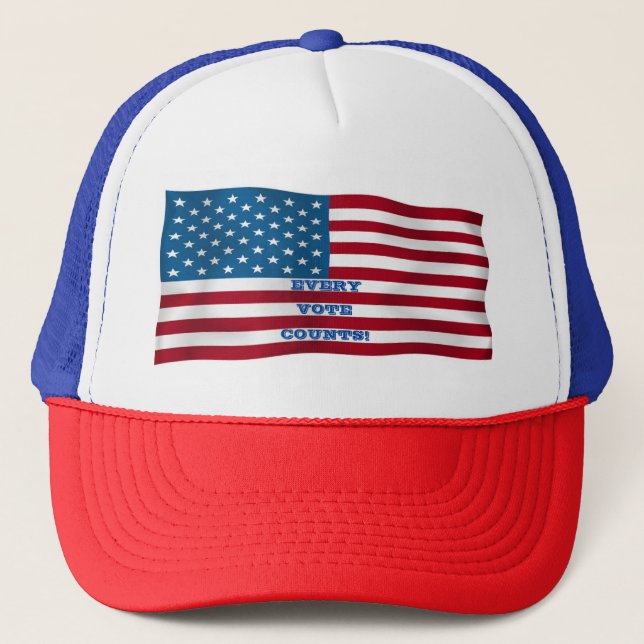 Boné Cada Voto Conta! -Boné Trucker (Frente)
