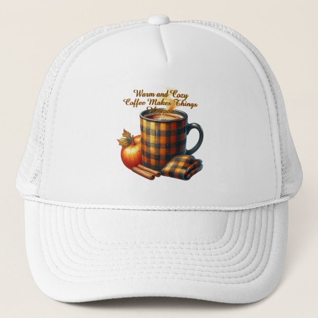 Boné Café Faz as Coisas Acontecerem (Frente)