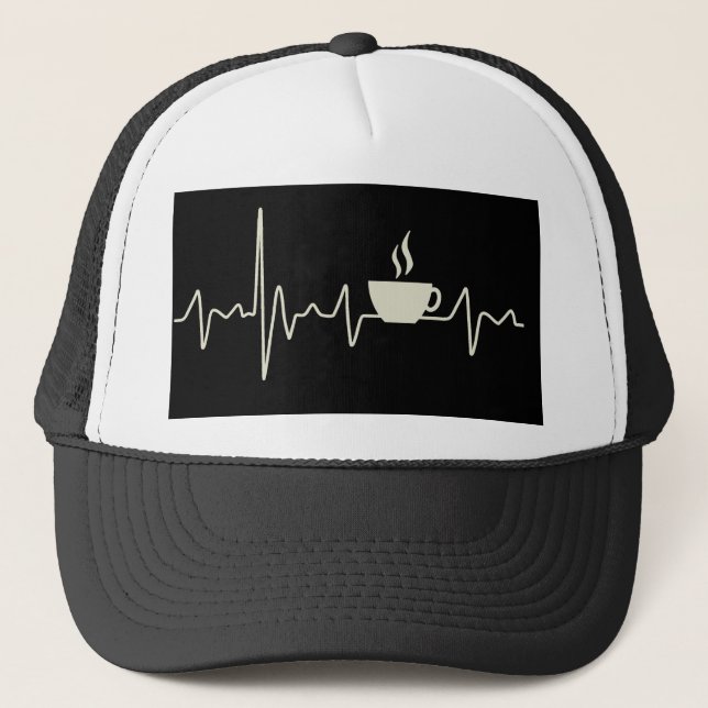 Boné Café viciado em café design espresso com batimento (Frente)