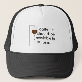 Boné cafeína na intravenosa, humor de enfermeira