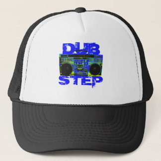 Boné Caixa de Som Azul Dubstep