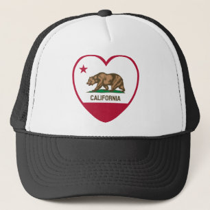 Boné California Love - California Flag Heart