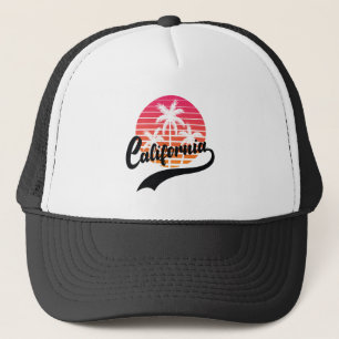 Boné California Retro Sunset Trucker Hat