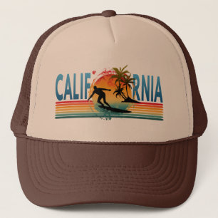 BONÉ CALIFÓRNIA SUNSET VERÃO TRUCKER HAT