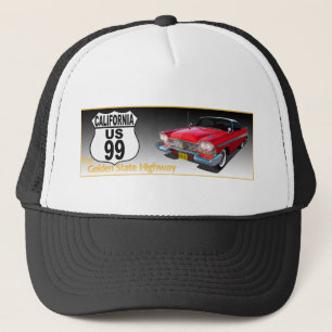 Boné California U S Route 99 - Estado Ouro