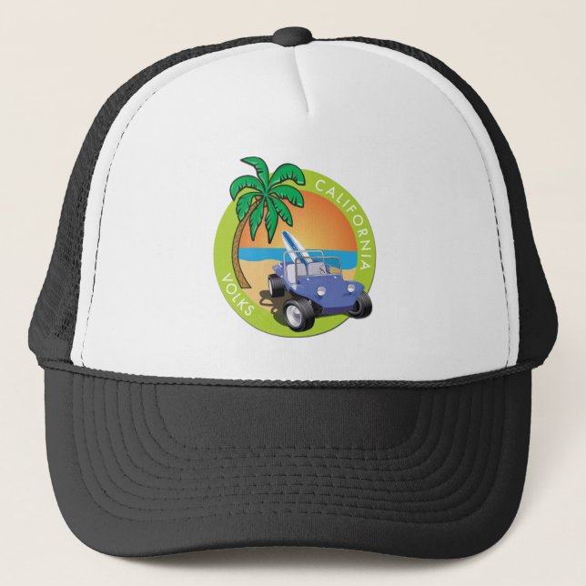 Boné California Volks Dune Buggy com Palms (Frente)