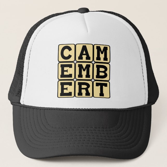Boné Camembert, queijo suave (Frente)