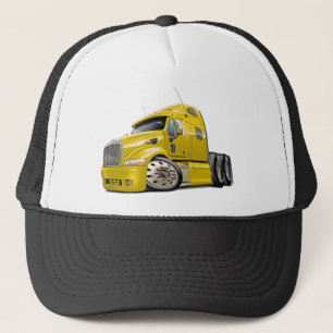 Boné Caminhão amarelo de Peterbilt