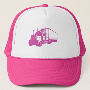 Boné Caminhão cor-de-rosa